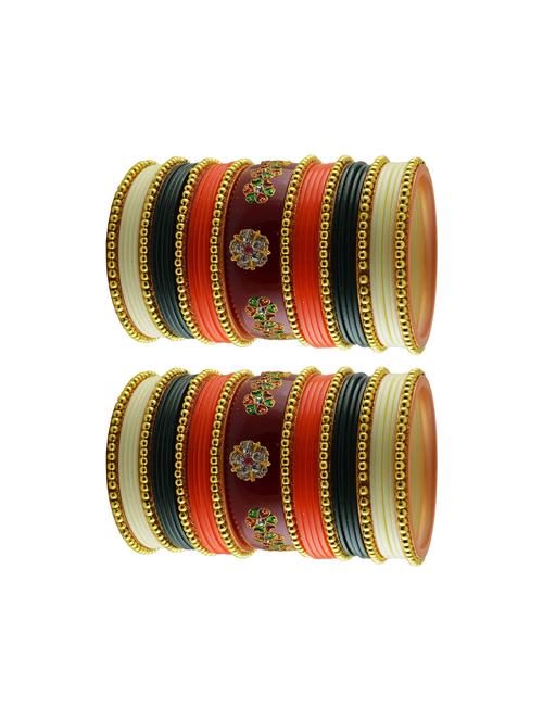 multi stone stud acrylic bangle with very extra large size - 18786151 - Very Small Image - 1