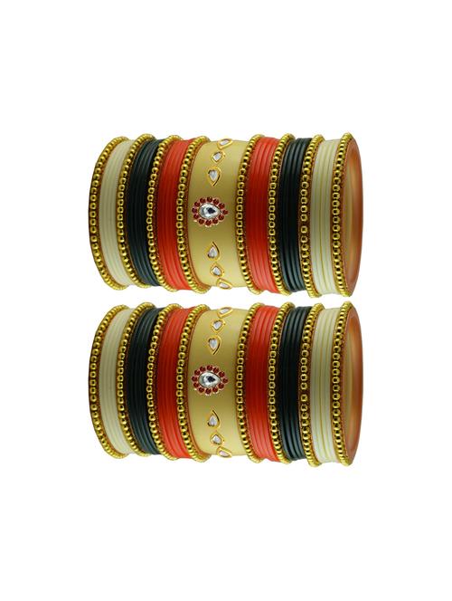 multi stone stud acrylic bangle with very extra large size - 18786168 - Very Small Image - 1