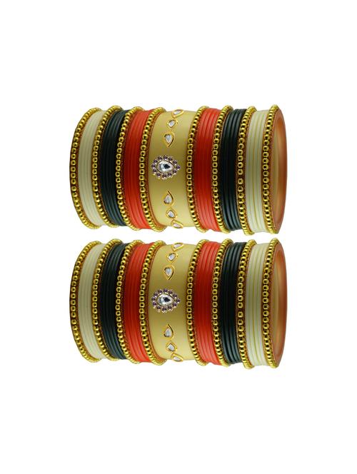 multi stone stud acrylic bangle with very extra large size - 18786184 - Very Small Image - 1