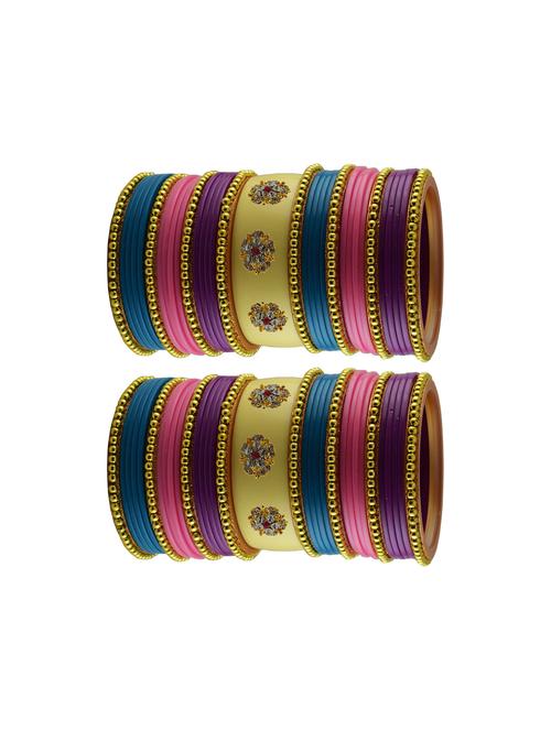 multi stone stud acrylic bangle with very extra large size - 18786203 - Very Small Image - 1