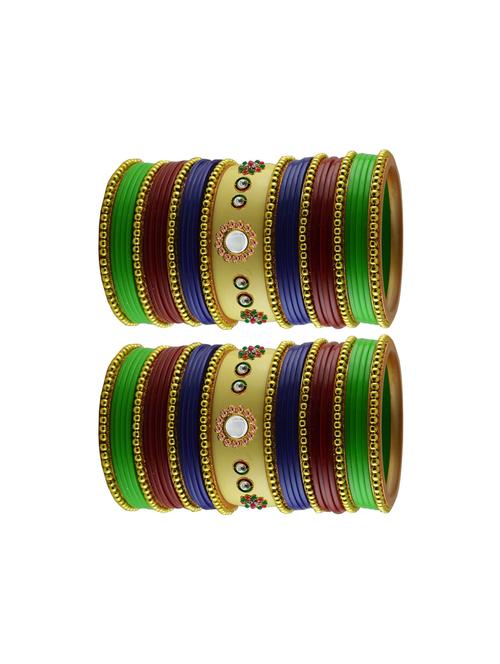 multi stone stud acrylic bangle with very extra large size - 18786268 - Very Small Image - 1