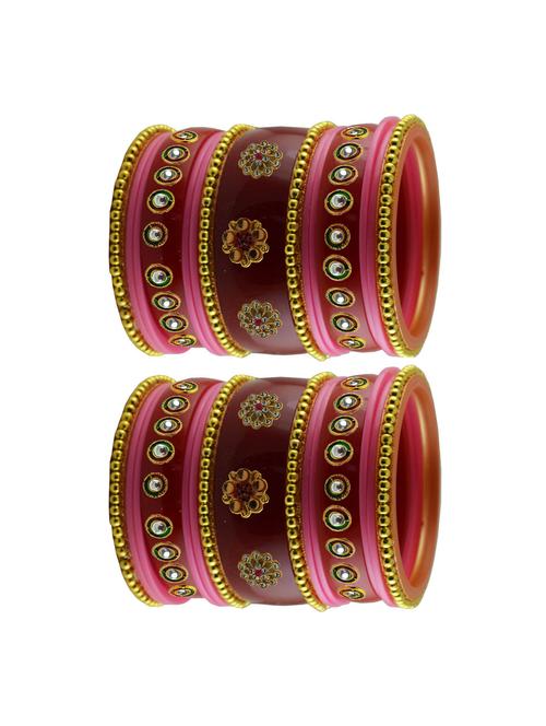 multi stone stud acrylic bangle - 18786351 - Very Small Image - 1
