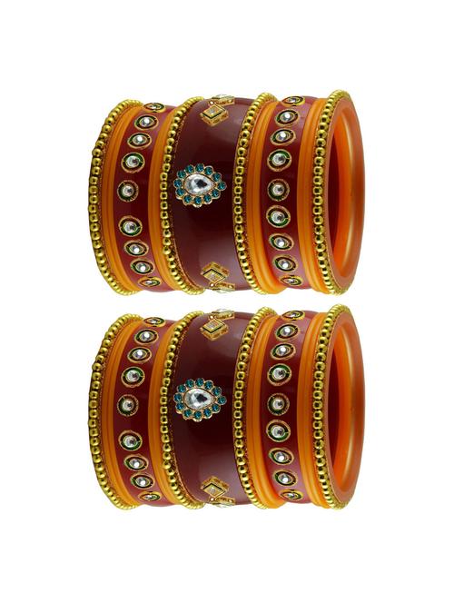 multi stone stud acrylic bangle - 18786404 - Very Small Image - 1