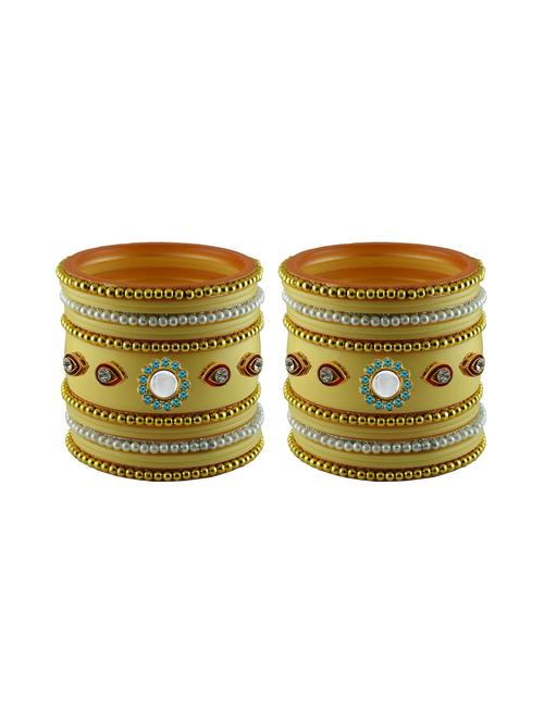 cream stone stud acrylic bangle - 18786675 - Very Small Image - 1