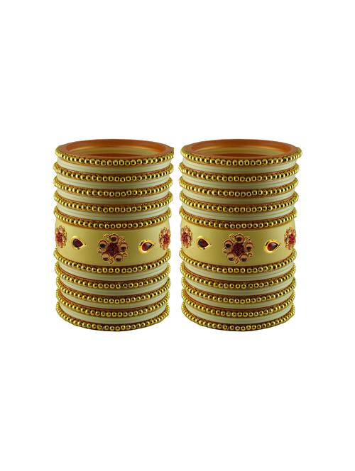stone studded acrylic bangles - 18786758 - Very Small Image - 1