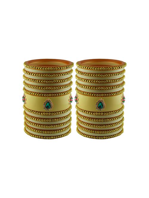 stone studded acrylic bangles - 18786764 - Very Small Image - 1