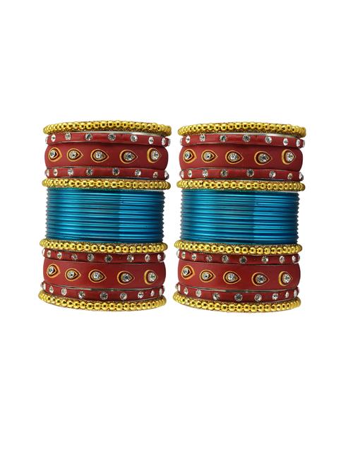 multi stone stud bangle - 18787297 - Very Small Image - 1