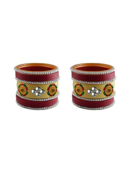 stones work acrylic bangles set - 18787493 - Very Small Image - 1