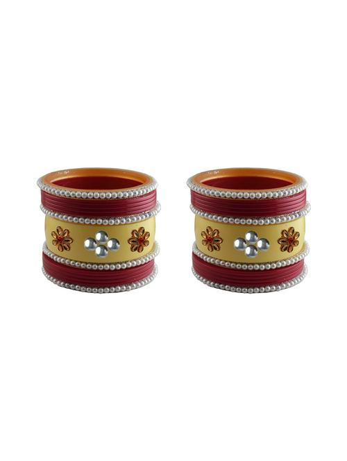 stones work acrylic bangles set - 18787506 - Very Small Image - 1