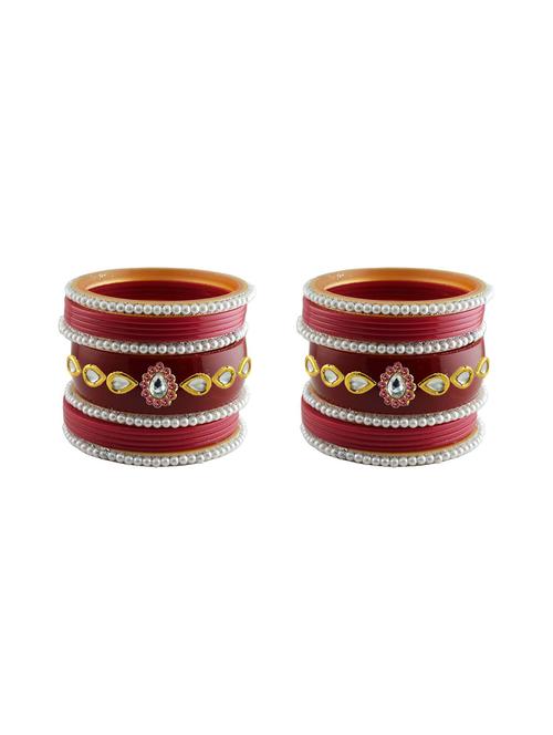 stones work acrylic bangles set - 18787508 - Very Small Image - 1