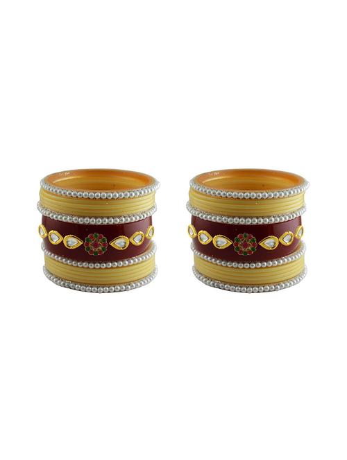 stones work acrylic bangles set - 18787559 - Very Small Image - 1