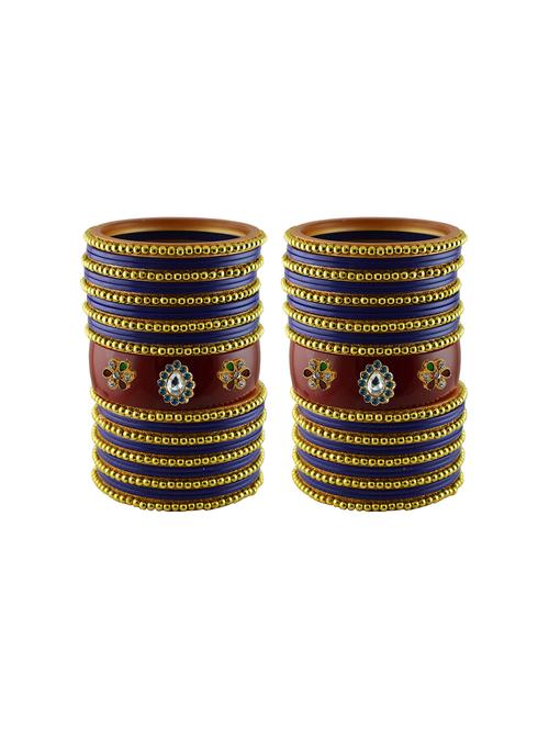 stones work acrylic bangles set - 18787722 - Very Small Image - 1