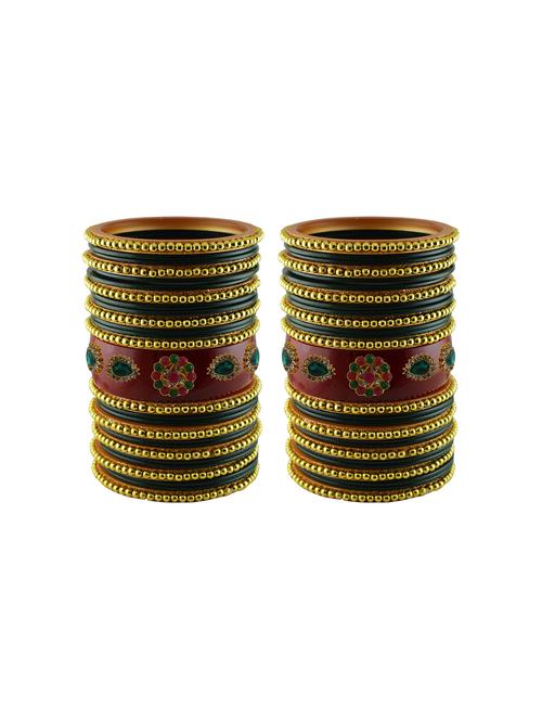 stones work acrylic bangles set - 18787761 - Very Small Image - 1