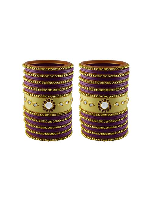 stones work acrylic bangles set - 18787780 - Very Small Image - 1