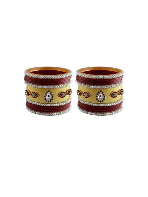 stone studded acrylic bangles - 18788108 - Very Small Image - 1