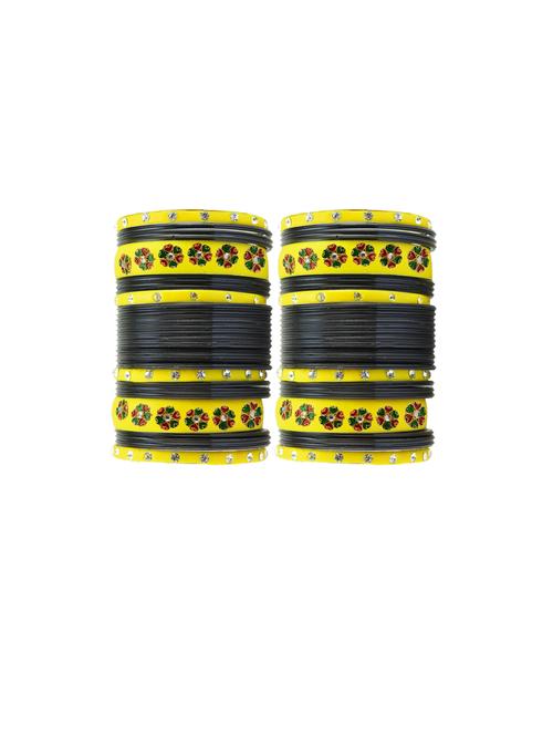 stone studded brass bangles - 18788300 - Very Small Image - 1