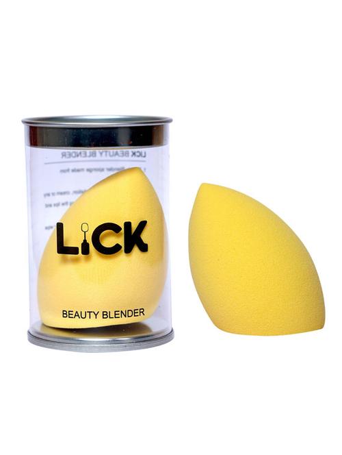 lick yellow beauty blender makeup sponge puff - 18788501 - Very Small Image - 1