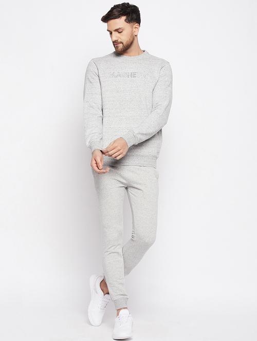 grey cotton track suit - 18788548 - Very Small Image - 1