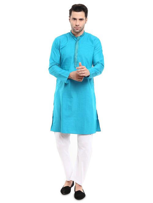 red cotton kurta - 18788624 - Very Small Image - 1