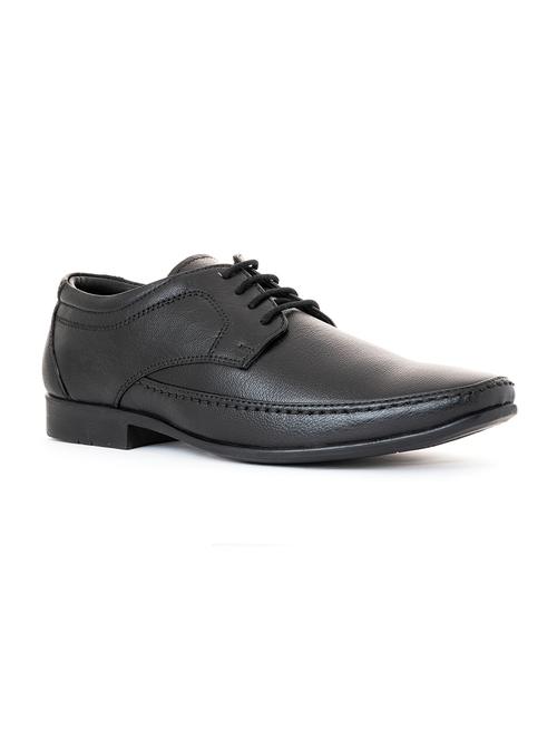 men black leather solid derby - 18788696 - Very Small Image - 1