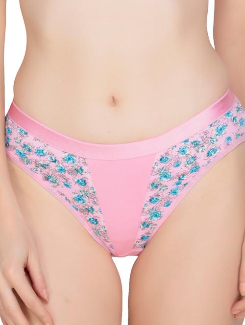 pink cotton regular panty - 18788852 - Very Small Image - 1