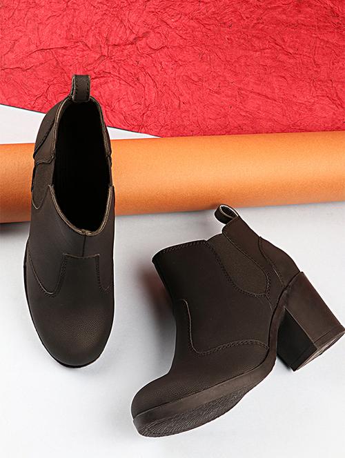 women solid ankle boot - 18790822 - Very Small Image - 1