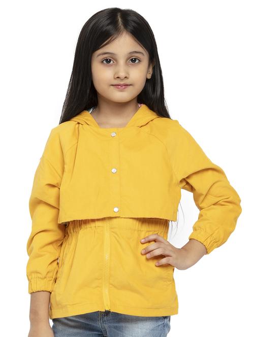 yellow regular hooded jacket - 18790953 - Very Small Image - 1