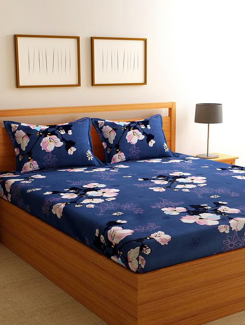 printed bedsheet with pillow cover - 18791083 - Very Small Image - 1