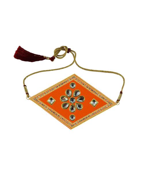 orange brass body jewellery - 18791206 - Very Small Image - 1
