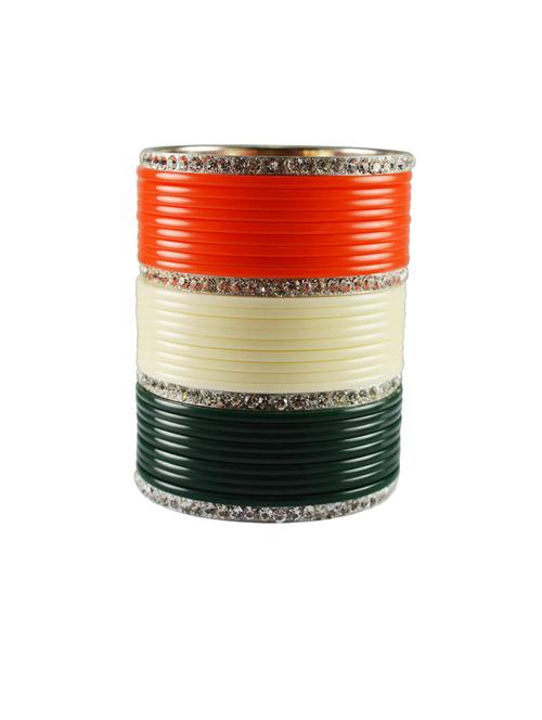 stone studded acrylic bangles - 18791422 - Very Small Image - 1