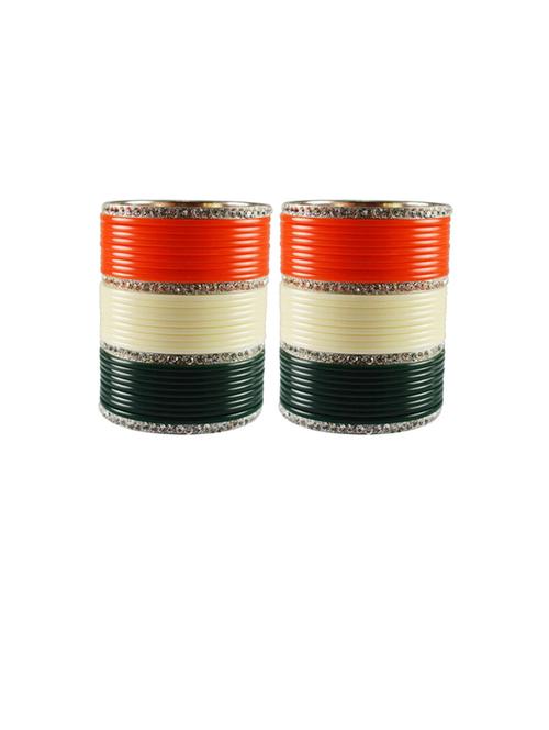 stone studded acrylic bangles - 18791435 - Very Small Image - 1