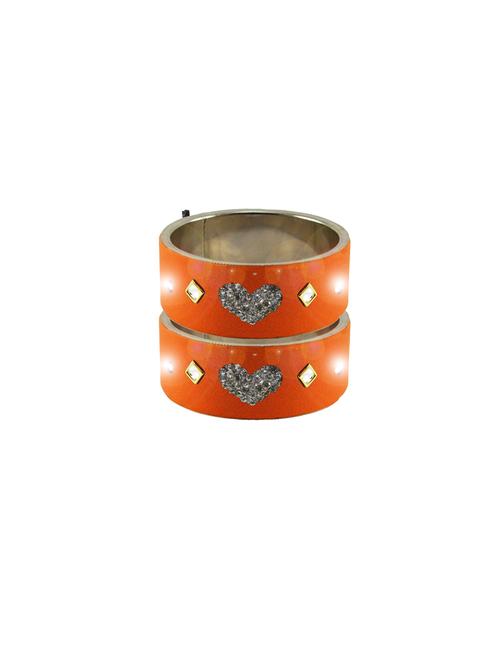 stone studded brass bangles - 18791447 - Very Small Image - 1