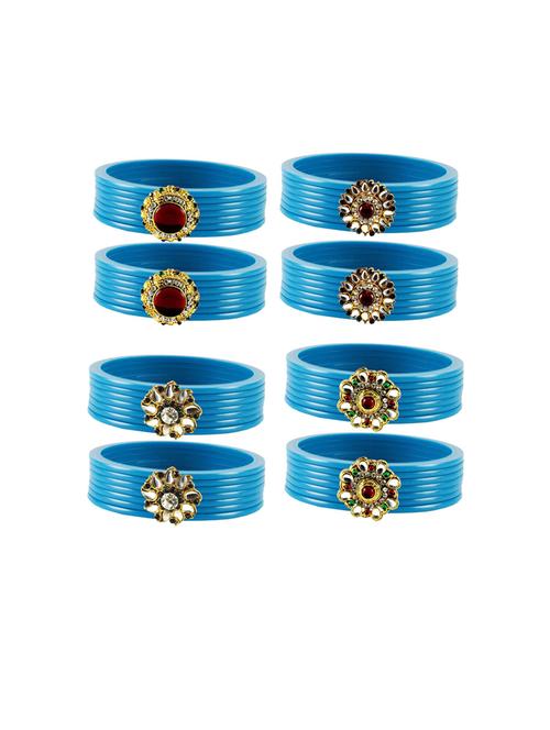 stone studded bangle set - 18791631 - Very Small Image - 1
