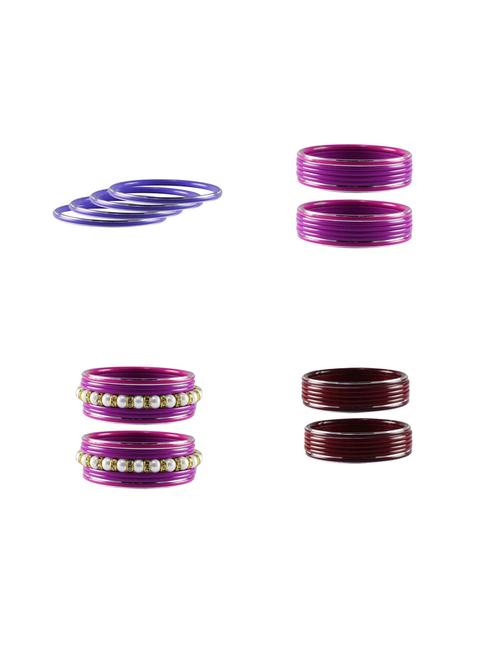 stone studded bangle set - 18792213 - Very Small Image - 1
