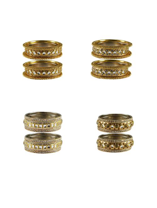 gold stone stud bangle - 18792270 - Very Small Image - 1