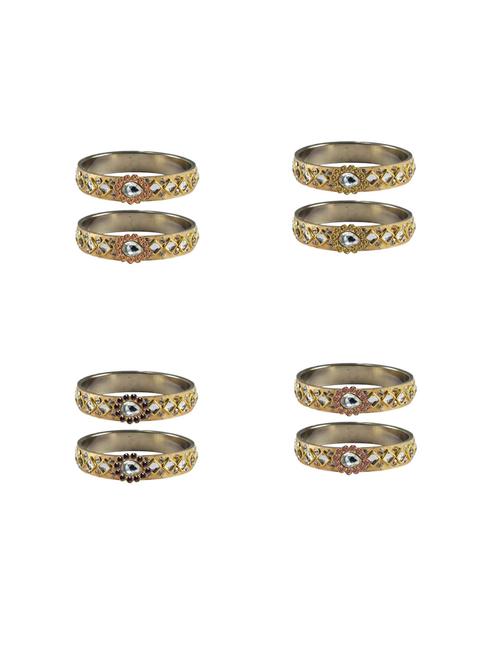gold stone stud bangle - 18792291 - Very Small Image - 1