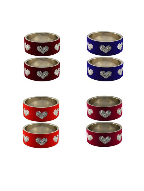 stone studded bangles combo - 18792775 - Very Small Image - 1