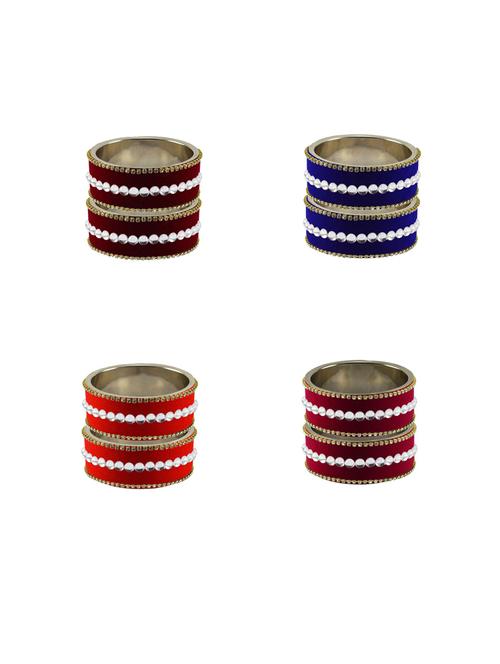 stone studded bangles combo - 18792823 - Very Small Image - 1