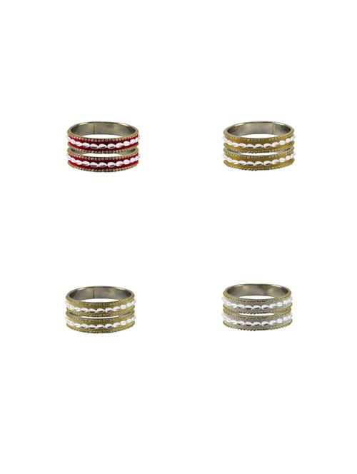 multi coloured stone stud brass bangle with extra large size - 18792863 - Very Small Image - 1