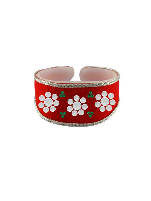 red cotton blend bangle bracelet - 18792883 - Very Small Image - 1