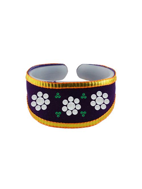 kundan studded acrylic bracelet - 18792895 - Very Small Image - 1