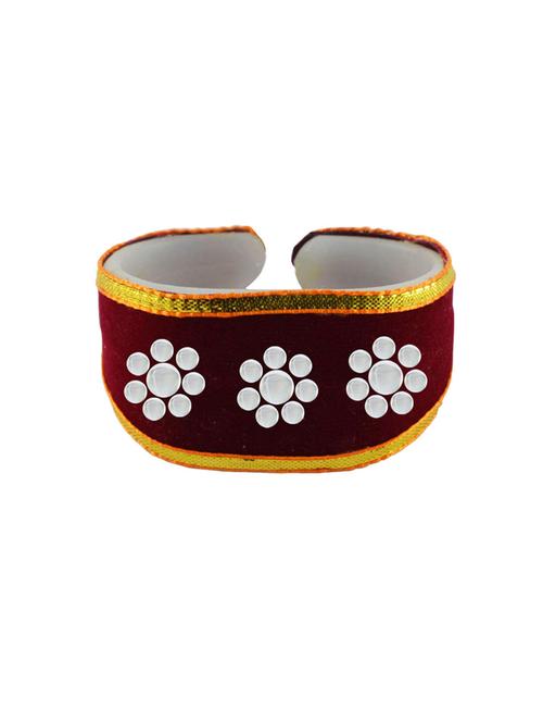 kundan studded acrylic bracelet - 18792909 - Very Small Image - 1