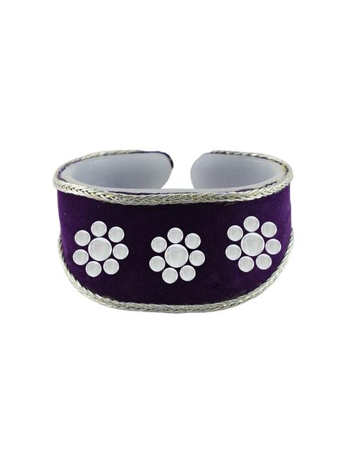 kundan studded acrylic bracelet - 18792911 - Very Small Image - 1