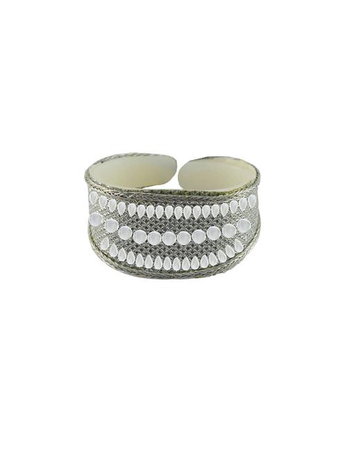 kundan studded acrylic bracelet - 18792919 - Very Small Image - 1