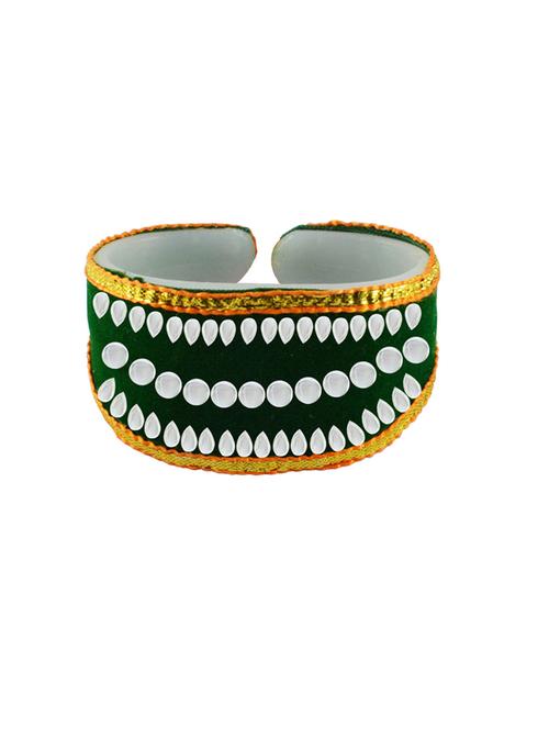 kundan studded acrylic bracelet - 18792922 - Very Small Image - 1