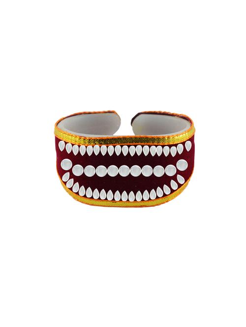 kundan studded acrylic bracelet - 18792926 - Very Small Image - 1