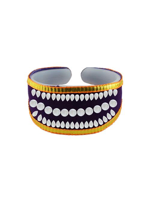 kundan studded acrylic bracelet - 18792929 - Very Small Image - 1