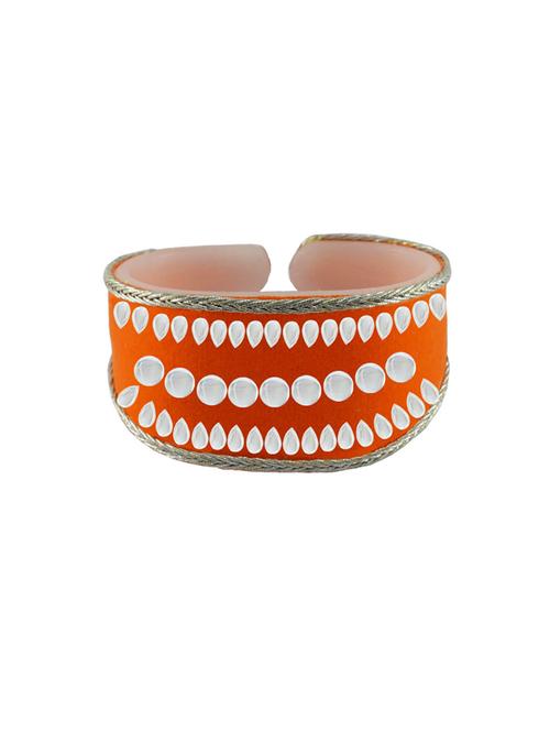 kundan studded acrylic bracelet - 18792930 - Very Small Image - 1