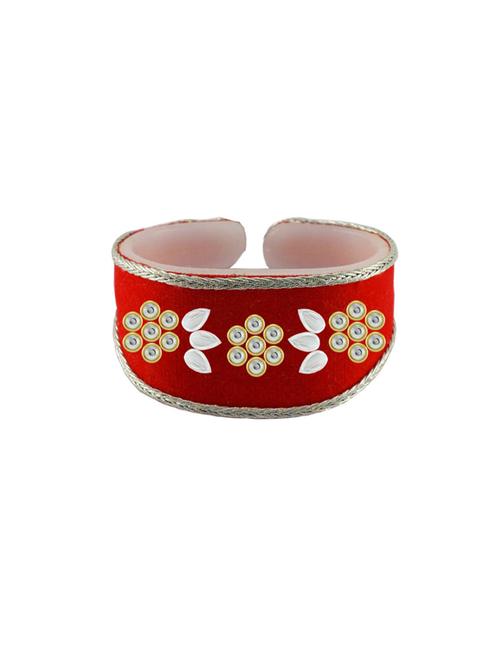 red cotton blend bangle bracelet - 18792934 - Very Small Image - 1