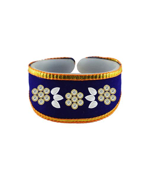 kundan studded acrylic bangles bracelet - 18792941 - Very Small Image - 1